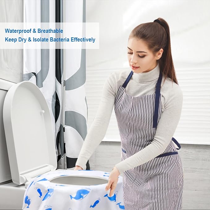 20 Pack Toilet Seat Covers Disposable, Extra Large Disposable Toilet Seat Covers - Image 3