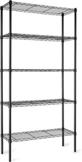 Amazon Basics 5-Shelf Adjustable Heavy Duty Steel Wire Rack Storage Shelving by AmazonBasics