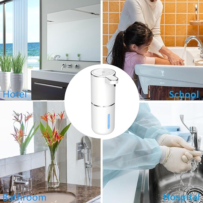 Automatic Liquid Soap Dispenser Bathroom Kitchen Dish Liquid Body Shampoo - Image 8