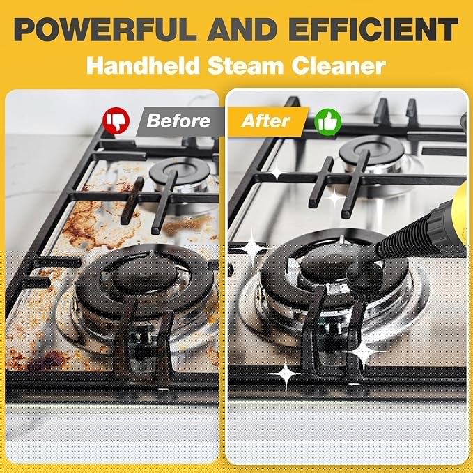 Pressurized Handheld Steam Cleaner, Portable Multi-Surface Cleaner - Image 4