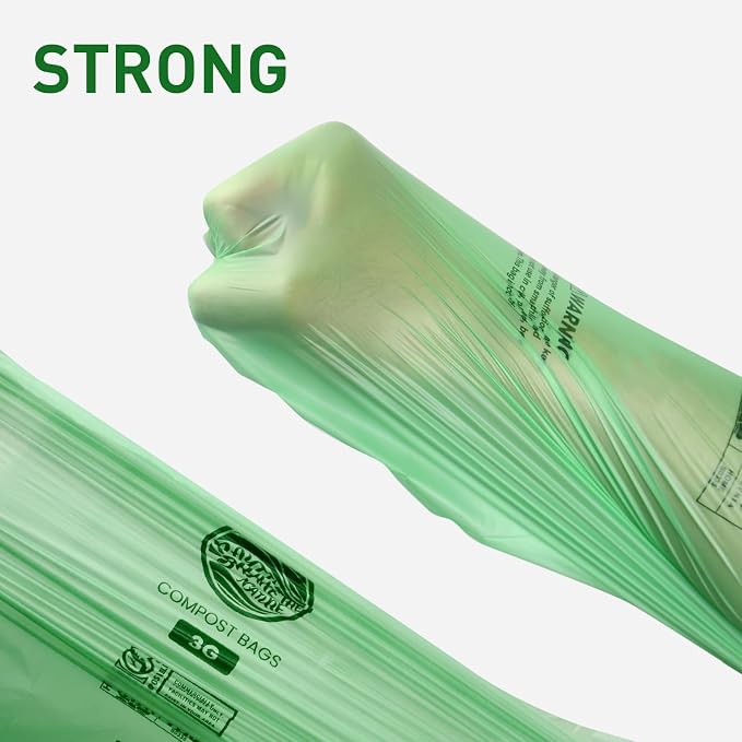 Compost Bags 1.3 Gallon, Compostable Small Trash Bags - Image 3