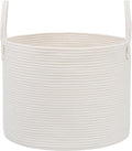 Woven Blanket Basket, 65L Large Rope Storage Bin by JMvicyroam
