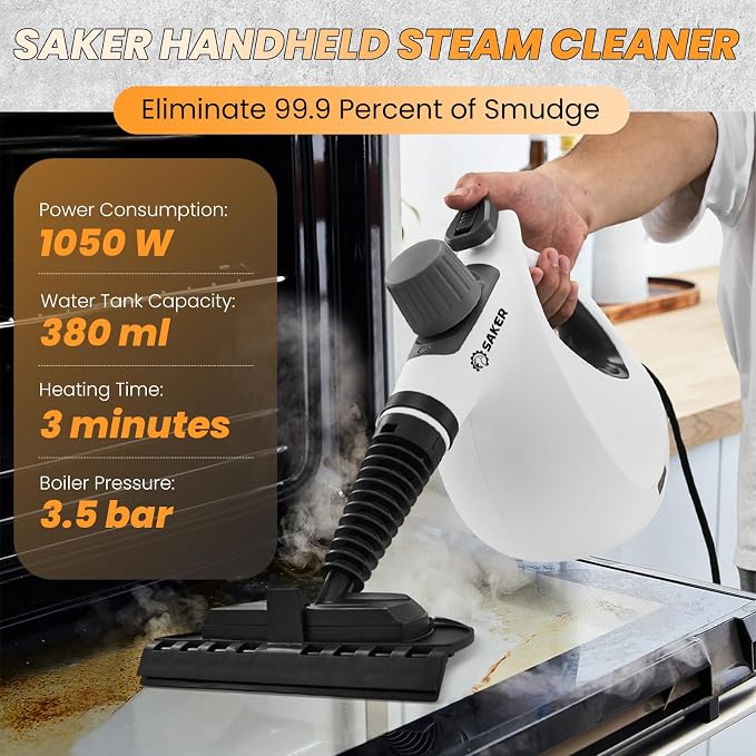Saker Handheld Steam Cleaner New, Portable Steam Cleaner - Image 2