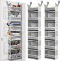 2 Pack Over The Door Hanging Organizer 6-Shelves and 12 Side Pockets, Over The by ROOMTALK