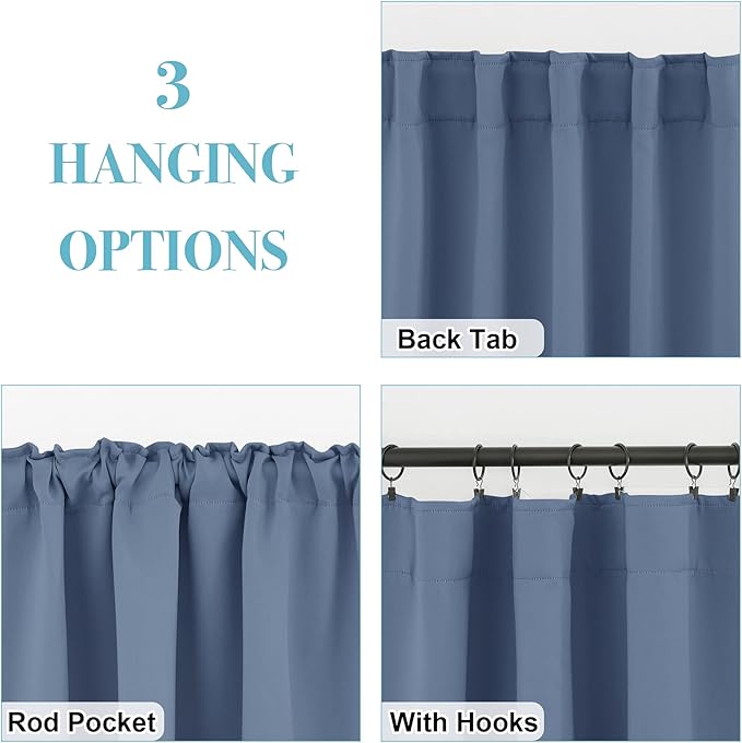RYB HOME Coastal Blackout Curtains - Image 2