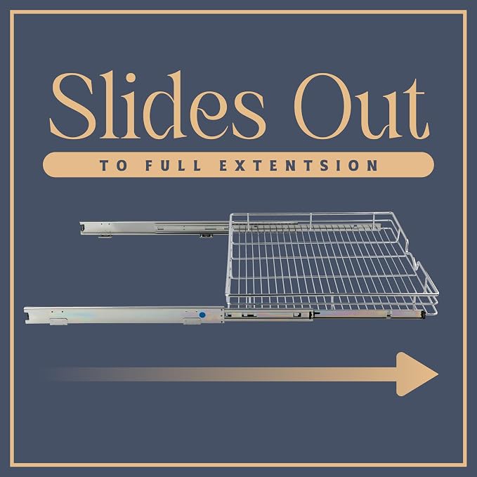 HOLDN’ STORAGE Pull Out Cabinet Organizer, Heavy Duty Caddy w/Lifetime Limited - Image 9