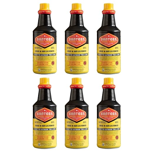 Santeen - 700-6 Grease Hair Drain Opener Quart 32oz by SANTEEN+SERIOUSLY+POWERFUL