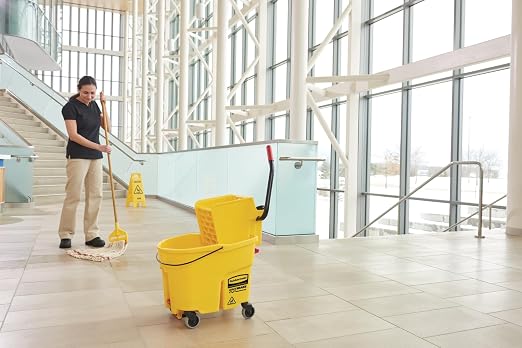 Rubbermaid Commercial Products WaveBrake 35 Qt. Side-Press Mop Bucket and - Image 17