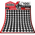 X-Protector Cabinet Door Bumpers 100 PCS Small Black Rubber Pads 3/8' by X-Protector