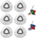 6Pcs Spin Mop Replacement Heads, Easy Cleaning Mop Head Replacement, Machine by HANDRERLEE