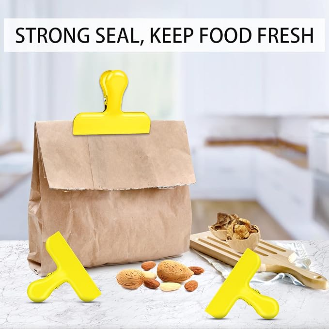 Bag Clips Heavy Duty Stainless Steel Chip Clips, Food Bags Clamp Great - Image 5