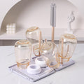 Baby Bottle Drying Rack -Travel Baby Bottle Drying Rack Set, Cleaner Kit by DIJIAMEIYA