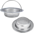 Kitchen Sink Strainer, 4.5" Diameter, Stainless Steel, Rust Free and Dishwasher by JUNADAEL+J