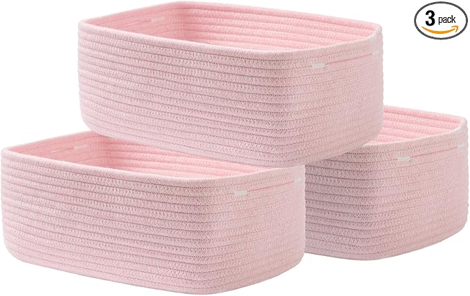 Small Woven Basket, 13.5 x 9.5 x 5 Inches, Storage Basket by KALLAX