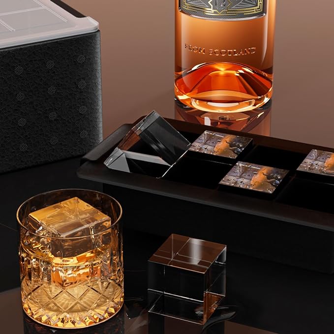 Clear Ice Cube Tray for Whiskey: FDDBI 2Inch Clear Ice Cube Maker - Image 2