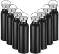 Neihepal 20 oz Insulated Water Bottles Bulk 8 Pack, Stainless Steel Double Wall by Neihepal