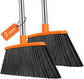 NACENA Heavy Duty Broom, 55 Inch Long Handle Outdoor Large Angle Brooms by NACENA