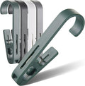 8 Pcs Large Clothes Pins Towel Clips, Strong Plastic Clothes Hanger. S Hook by MaxSparkling+life