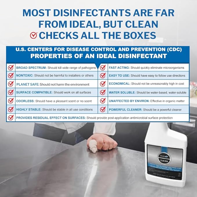 PermaSafe CLEAN, All-Purpose Hospital Disinfectant Cleaner; No Rinse, Soft & - Image 3