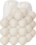 Roowest 24 Pcs Wool Dryer Balls Set Reusable Laundry Wool Balls by Roowest