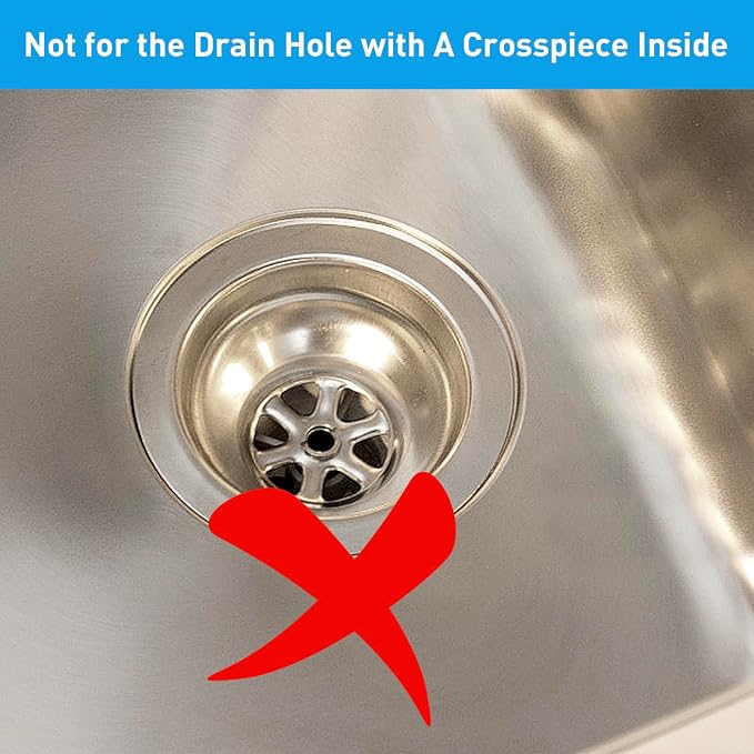 2PCS Bathroom Sink Drain Strainers, Drainer Filter, Fit - Image 4