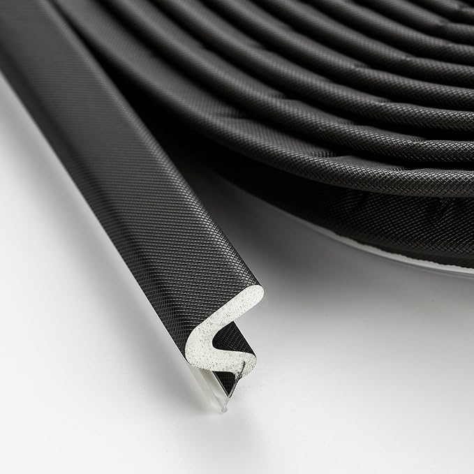 Ravinte Weather Stripping Door Seal Strip Soundproof "Q" Foam Weather Stripping by Ravinte