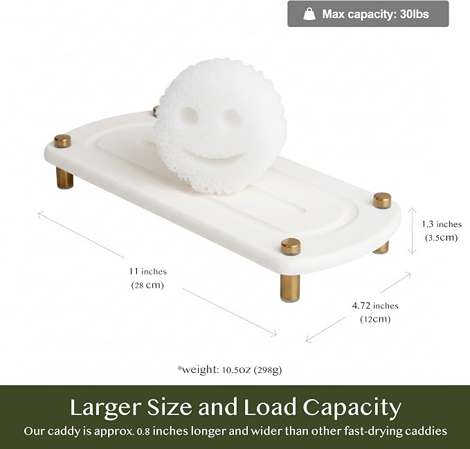 2PCS Water Absorbing Stone Soap Tray - Image 6