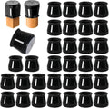32 Pcs Chair Leg Protectors for Hardwood Floors, Silicone Felt Furniture Leg by OASMU