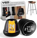 1 Inch Heavy Duty Rubber Chair Leg Caps by Unknown