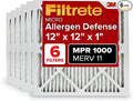 Filtrete 12x12x1 AC Furnace Air Filter, MERV 11, MPR 1000, Micro Allergen by Filtrete