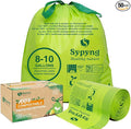 Compostable Kitchen Trash Bags 8-10 Gallon – Heavy-Duty, 1.1 Mil Thick by Sypyng