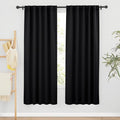 RYB HOME Blackout Curtains for Bedroom, Back Tab Curtain Drapes for Dining by RYBHOME