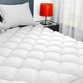 Sunflower Full Mattress Pad, Hypoallergenic Cotton Mattress Cover, 18-22" Extra by SunflowerHometexUS