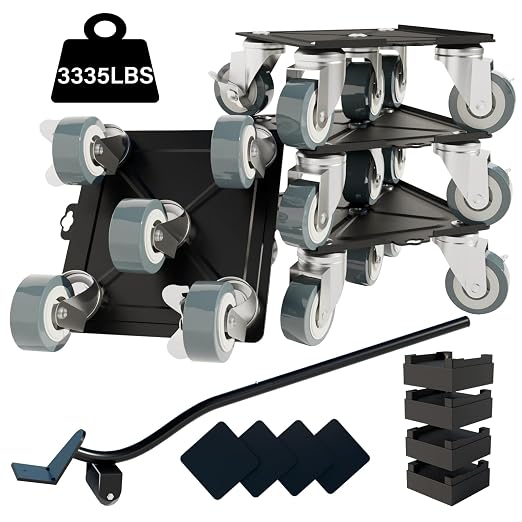 Furniture-Dolly-Furniture-Movers-with-5-Wheels, Furniture Sliders Large Size by KAZBFDUBGivesLovetoFamily