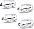 Anti-Fog Indirectly Vented Lab Safety Goggles Over Glasses by EinKau