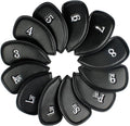 Golf Iron Head Covers Synthetic Leather Waterproof Club Head Covers by Unknown