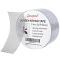 Grey Window Screen Repair Tape, 2IN X 35FT Screen Repair Kit by Secopad