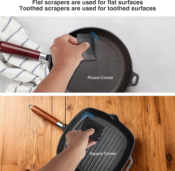 Cast Iron Scrubber and Scraper, Chain Mail Cleaner - Image 7
