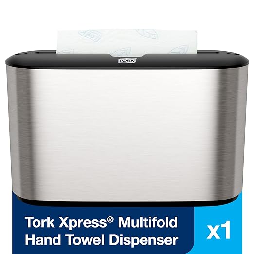 Tork Xpress Paper Towel Dispenser and Tork Multifold Hand Towel Natural H2 - Image 3