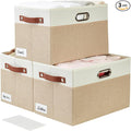 Large Collapsible Fabric Storage Bins by Bagnizer