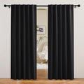 RYB HOME Blackout Curtains 80 inches Long Thermal Insulating Large Window by RYBHOME