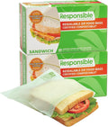 Responsible Products Certified Compostable SANDWICH Resealable Zip Bag by ResponsibleProducts%C2%AE