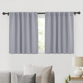 RYB HOME Bedroom Curtains, Room Darkening Thermal Insulated Curtain Back Tab by RYBHOME