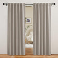 RYB HOME Blackout Curtains 80 inches Long Thermal Insulating Large Window by RYBHOME