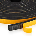 50 Feet Weather Stripping Door Seal, 3/8" Wide X 1/8" Thick Door Seal Strip by Ravinte