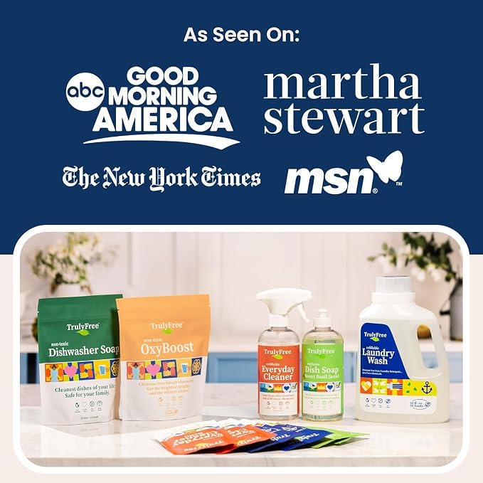 Truly Free Dishwasher Detergent Powder | Natural Dish Detergent, Dishwasher - Image 7