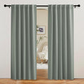 RYB HOME Sage Green Curtains for Bedroom, Vertical Privacy UV Protection Drapery by RYBHOME