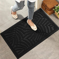 Front Door Mat, Absorbent Resist Dirt Welcome Door Mat Indoor Outdoor, by HIYARD