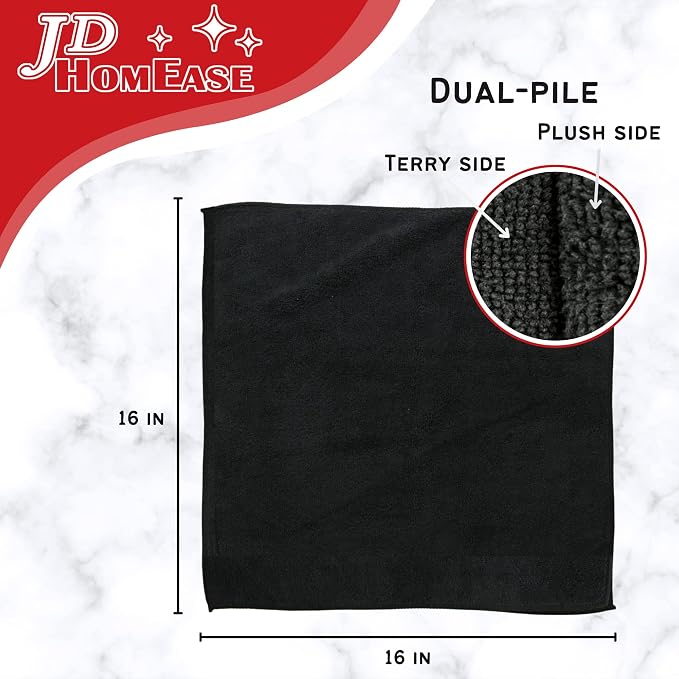 Microfiber Cleaning Cloths, 48 Pack, All-Purpose, Highly Absorbent, Washable - Image 2