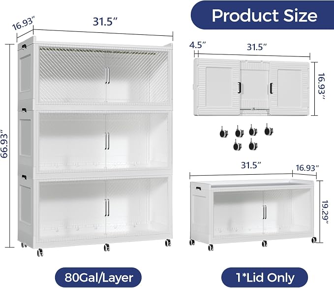 150GAL Extra Large Storage Bins - Image 2